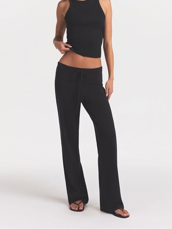 SKIMS Pants - SKIMS Black Drawstring Lounge Pants